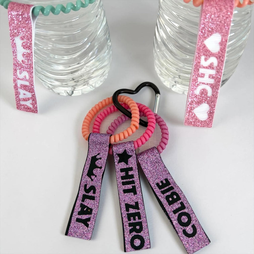 Tag Bands - Set of 3 on bag clip