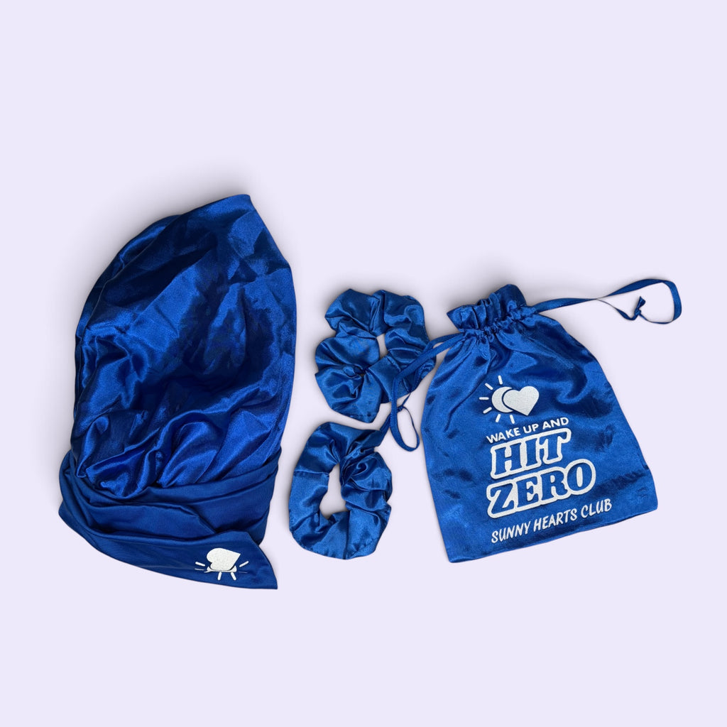 Wake Up & Hit Zero- Hair Sleep Set